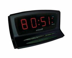 Westclox 70028 1.8-Inch Red LED Plasma Alarm Clock