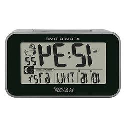 La Crosse Technology 617-1270 Atomic Digital Alarm Clock, Bl