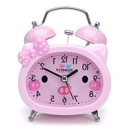 Extra Super Loud Analog Cute Travel For Kids Girls Heavy Sle