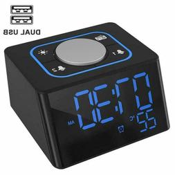 With Usb Charger Digital Led Display 3-level Brightness For 