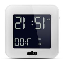Braun BNC008WH LCD Quartz Alarm Clock