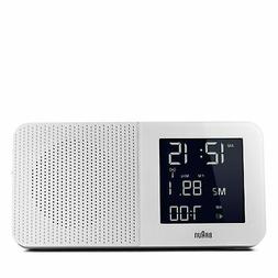 Braun BNC010WH-SRC AM/FM Quartz Alarm Clock