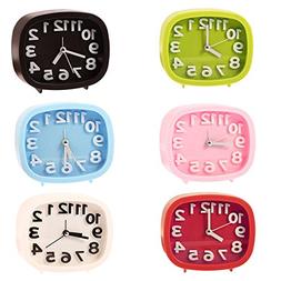 Rosiest New Colorful Square Shape Mini Quartz Desktop Plasti