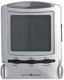 Distant Time Traveler Alarm Clock, 2-1/4in, Silver, 1 AAA 