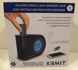 Dual Indiglo Alarm w USB Black