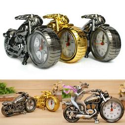 Motorcycle Motorbike Retro Autobike Quartz Alarm Clock Decor