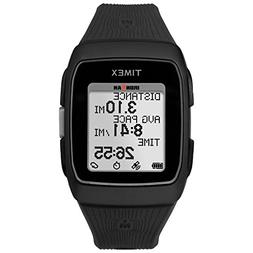 Timex Unisex TW5M11700 Ironman GPS Black Silicone Strap Watc