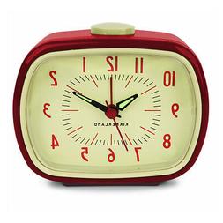 Red Vintage Old Time Classic Style Hands Glow Dark