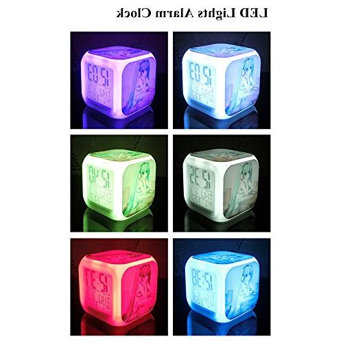 Boyan Clock France Paris Eiffel Design Creative Clock Glowing Electronic Digital Alarm Unisex Adults Toy Gift
