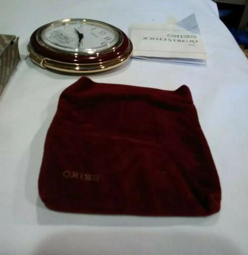 Seiko Travel Clock diameter bin