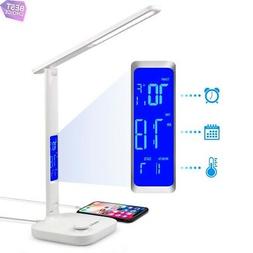 INNOKA LED Desk Lamp Date/Time/Alarm Clock/Temperature LCD D