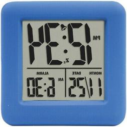New Equity by La Crosse 70905 Soft Cube LCD Alarm Clock 
