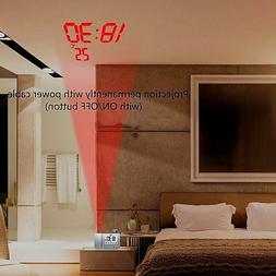 For Bedroom Projection With Backup Usb Time Temperature Outd