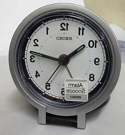 Seiko QHT011KLH Travel Analog Clock