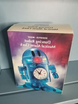 RARE Sharper Image Dancing Robot Musical Alarm Clock, 6.5" K
