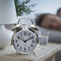 Silent Quartz Night Light Clock