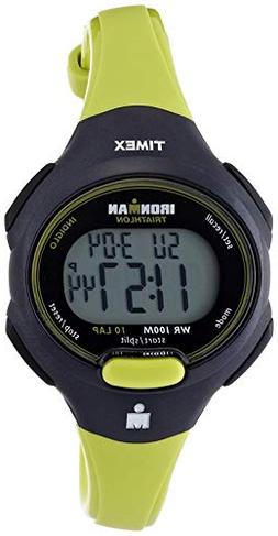 Timex Women's T5K527 Ironman Essential 10 Mid-Size Green/Bla