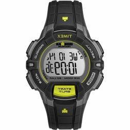 Timex Women's T5K809 Ironman Rugged 30 Mid-Size Black/Lime R