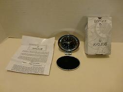 With Box B6842 Chrome New Alarm Battery Powered Silver